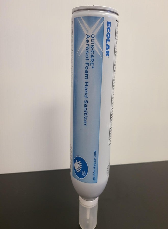 Ecolab Quik-Care Foam (Aerosol), 7 oz. Part No. 6032729 Qty 12 Per Case (12 7 OZ Cans) - Image 1